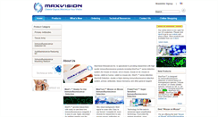 Desktop Screenshot of maxvisionbio.com
